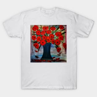 poppies in a fun setting T-Shirt